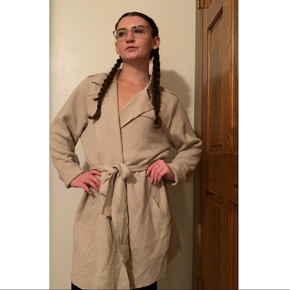 Tan Banana Republic Trench Coat - Picture 6 of 6